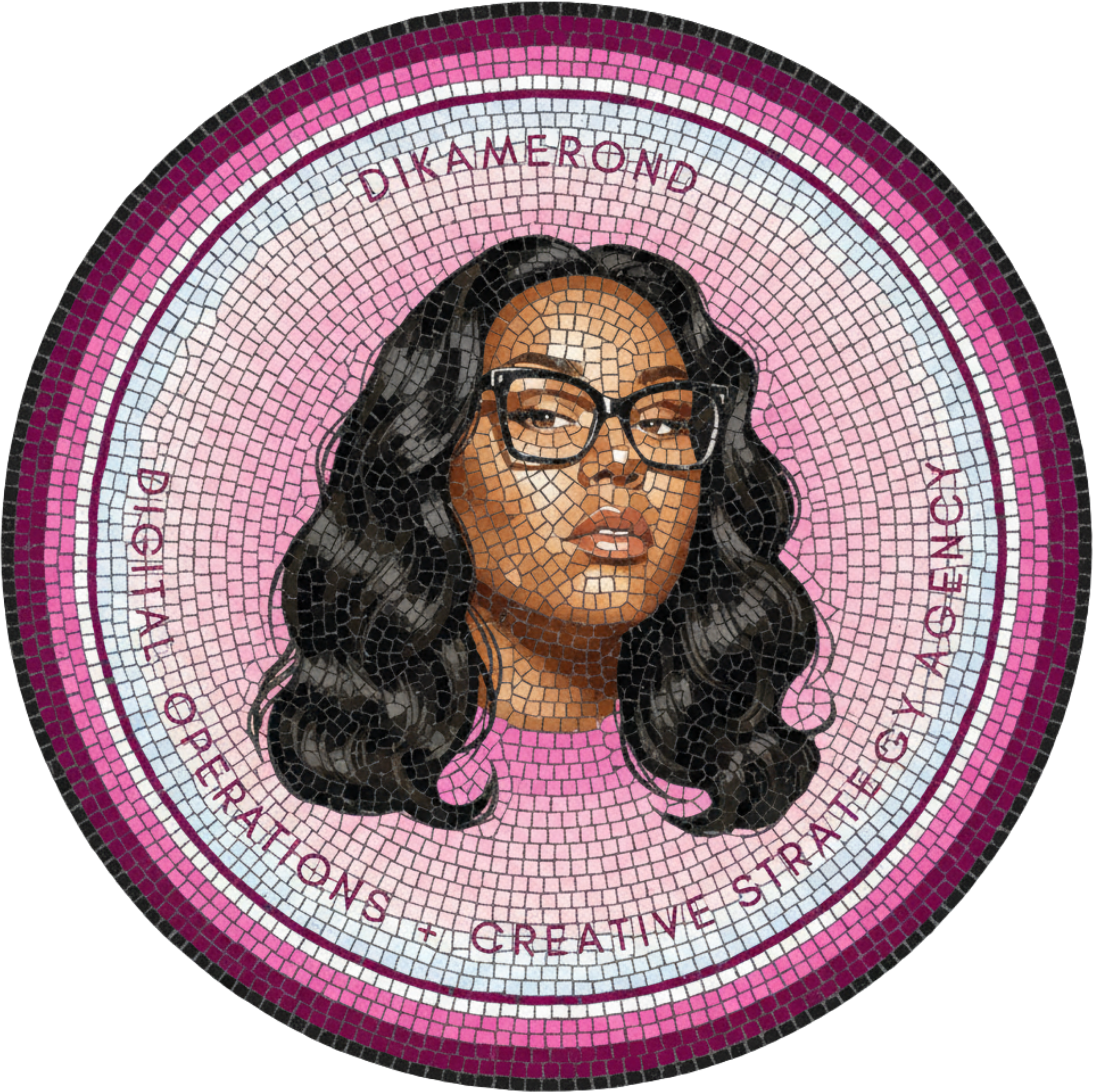 DiKameronD mosaic portrait